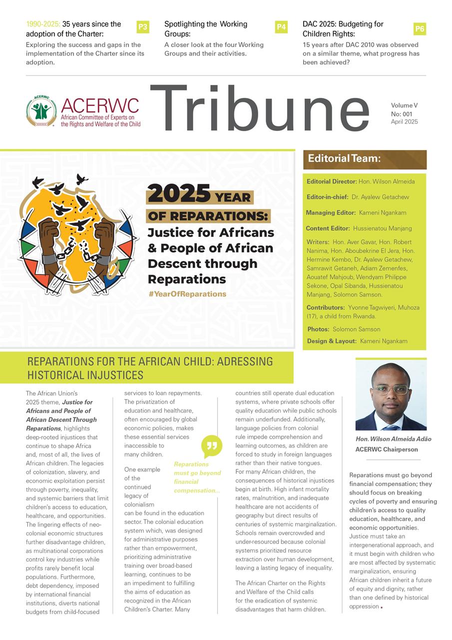 ACERWC Tribune Vol V-Issue I 