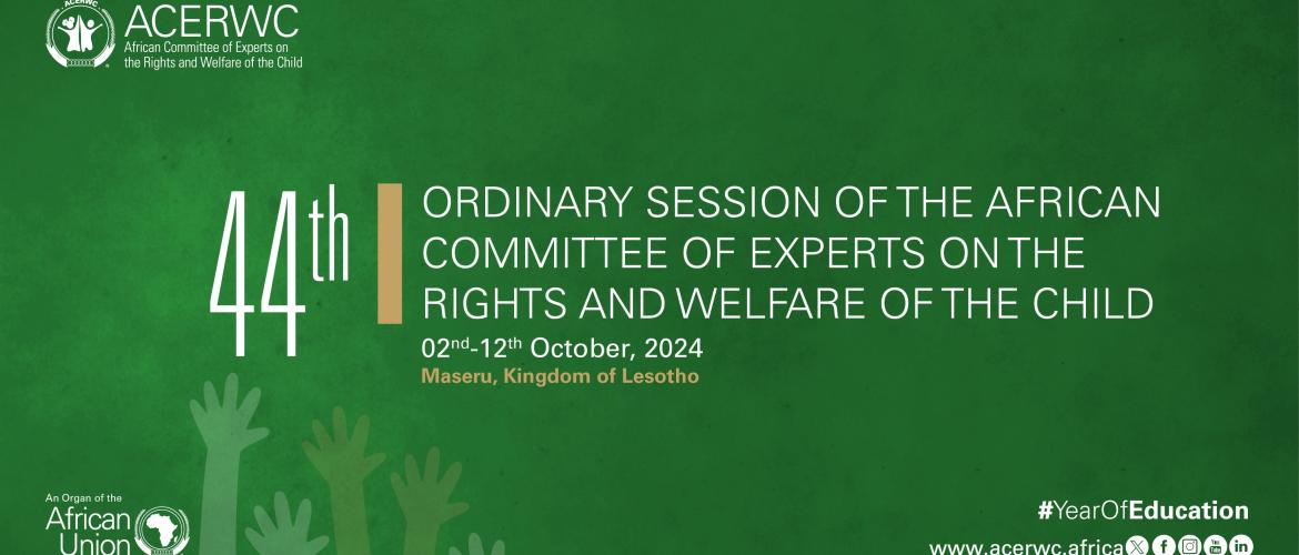 44th Ordinary Session ACERWC