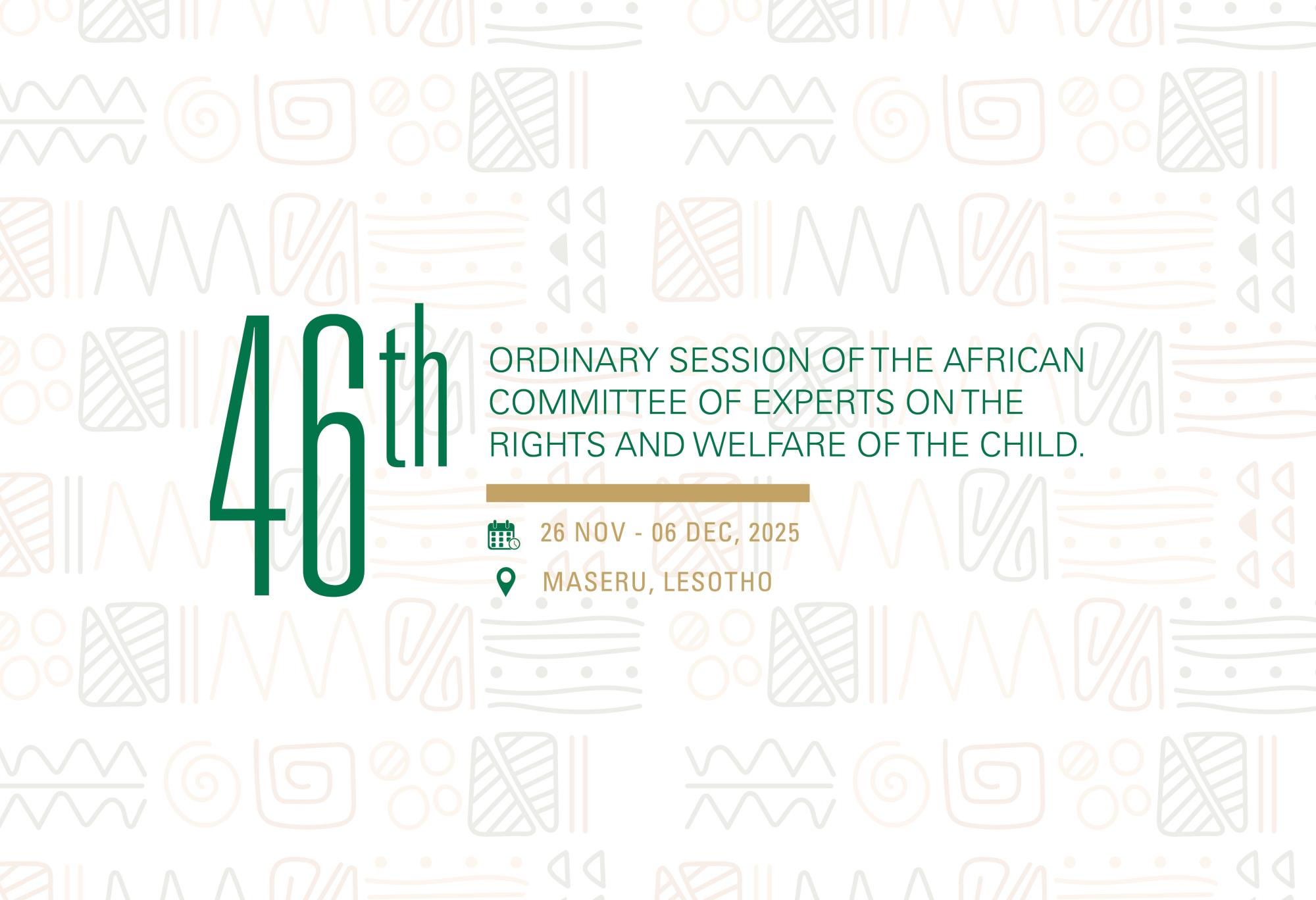 46th Ordinary Session
