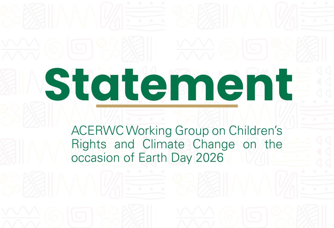 ACERWC Working Group on Children’s Rights and Climate Change on the occasion of Earth Day 2026