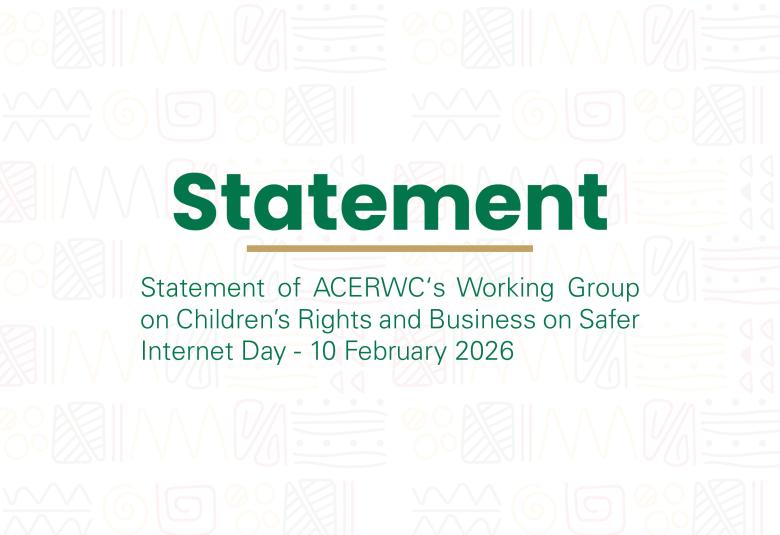 Statement of ACERWC‘s Working Group on Children’s Rights and Business on Safer Internet Day